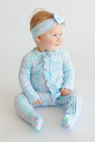 WHIMSY TULIP DREAM RUFFLE ROMPER