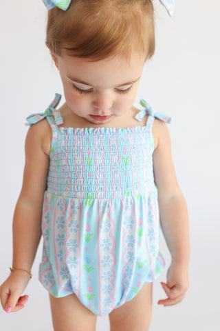 WHIMSY TULIP DREAM BUBBLE ROMPER