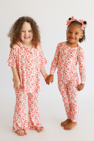 STRAWBERRY PARTY DELIGHT DREAM GIRL'S FLARE SET