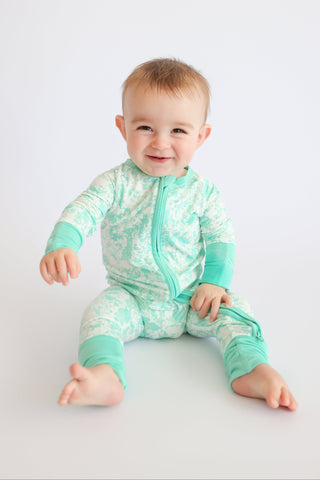 SEAFOAM TIE DYE DREAM ROMPER
