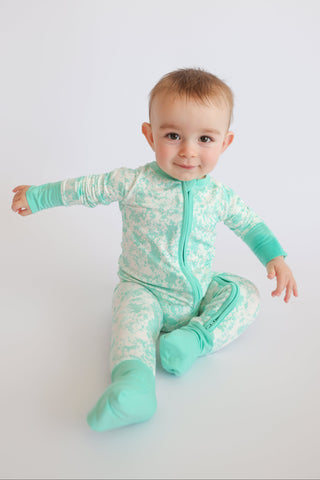 SEAFOAM TIE DYE DREAM ROMPER