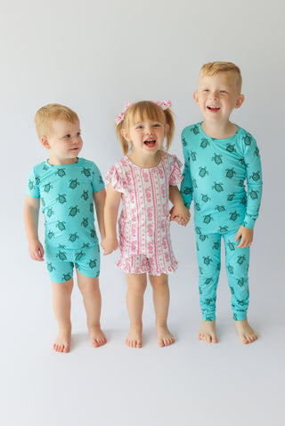 SEAHORSE SWEETHEART DREAM RUFFLE SHORT SET