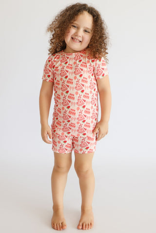 STRAWBERRY PARTY DELIGHT DREAM SHORT SET