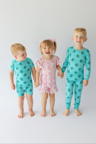 SEAHORSE SWEETHEART DREAM RUFFLE SHORT SET