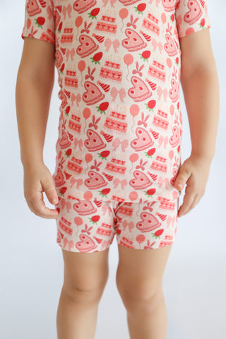 STRAWBERRY PARTY DELIGHT DREAM SHORT SET