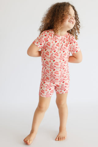 STRAWBERRY PARTY DELIGHT DREAM SHORT SET