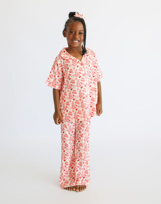 STRAWBERRY PARTY DELIGHT DREAM GIRL'S FLARE SET