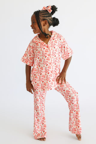 STRAWBERRY PARTY DELIGHT DREAM GIRL'S FLARE SET