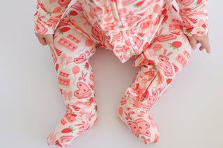 STRAWBERRY PARTY DELIGHT DREAM RUFFLE ROMPER