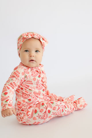 STRAWBERRY PARTY DELIGHT DREAM RUFFLE ROMPER