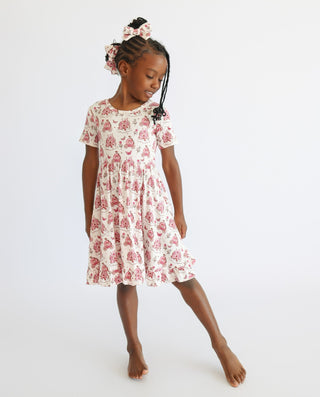 EXCLUSIVE FAIRYTAIL GARDEN SHORT SLEEVE DREAM RUFFLE DRESS