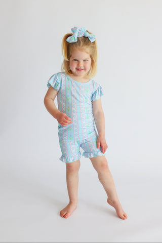 WHIMSY TULIP DREAM RUFFLE SHORT SET