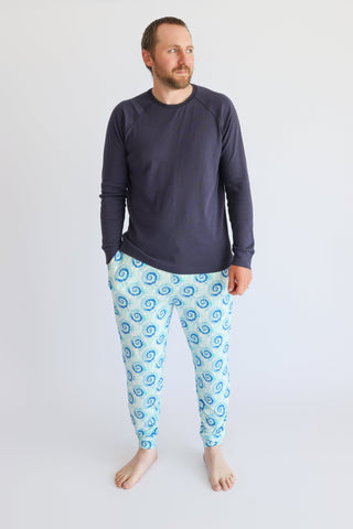 OCEAN WAVES TIE DYE MEN'S DREAM JOGGER PANT