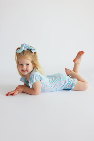 WHIMSY TULIP DREAM RUFFLE SHORT SET