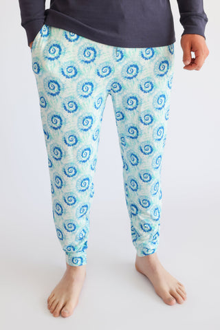 OCEAN WAVES TIE DYE MEN'S DREAM JOGGER PANT