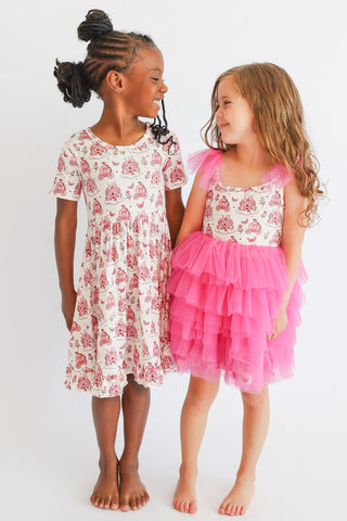 EXCLUSIVE FAIRYTAIL GARDEN DREAM TULLE SMOCKED TUTU DRESS
