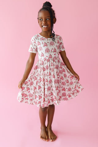 EXCLUSIVE FAIRYTAIL GARDEN SHORT SLEEVE DREAM RUFFLE DRESS