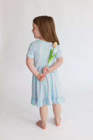WHIMSY TULIP DREAM RUFFLE DRESS