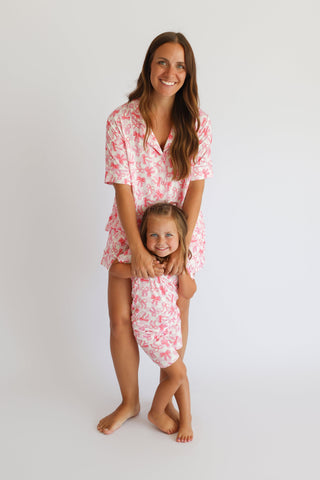 BOW CHECKERED CHARM WOMEN’S DREAM SHORT SET