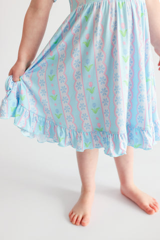 WHIMSY TULIP DREAM RUFFLE DRESS