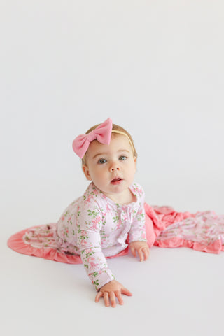 BLOOMING TRELLIS DREAM RUFFLE ROMPER