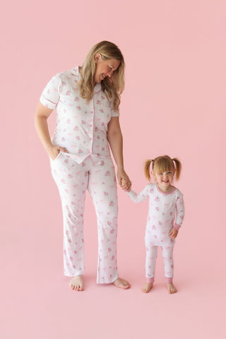 TIED WITH ROSES WOMEN'S DREAM FLARE SET