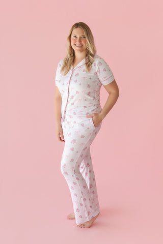 TIED WITH ROSES WOMEN'S DREAM FLARE SET