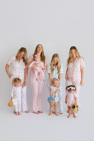 TIED WITH ROSES WOMEN'S DREAM FLARE SET