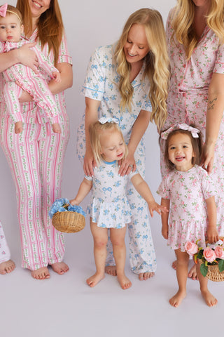 POWDER BLUE POSIE WOMEN'S DREAM FLARE SET