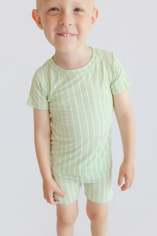 SPRINGTIME STRIPE DREAM SHORT SET