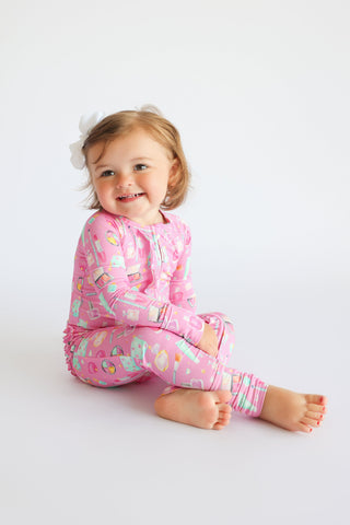 GLAMOUR MAGIC DREAM RUFFLE ROMPER