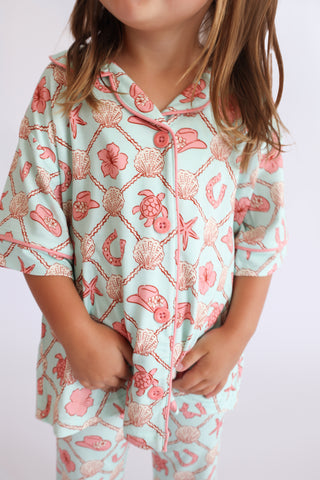 COASTAL COWGIRL DREAM GIRL'S FLARE SET