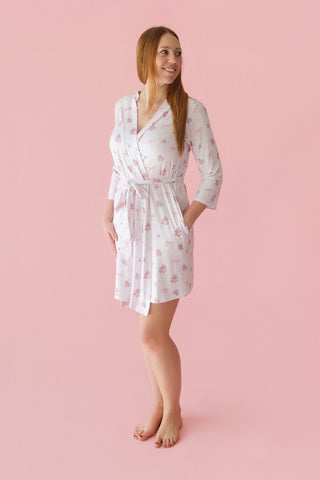 TIED WITH ROSES WOMEN'S DREAM ROBE