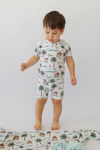 COASTAL KID DREAM SHORT SET