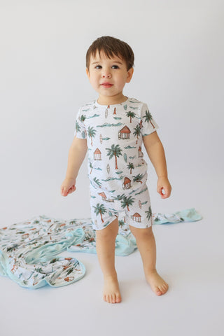 COASTAL KID DREAM SHORT SET