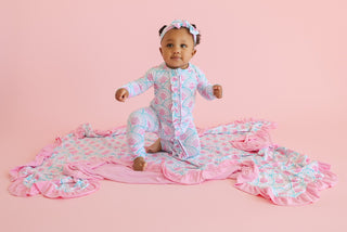 COQUETTE COAST DREAM RUFFLE BLANKET