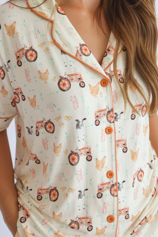 FARMYARD FRIENDS WOMEN’S DREAM SHORT SET