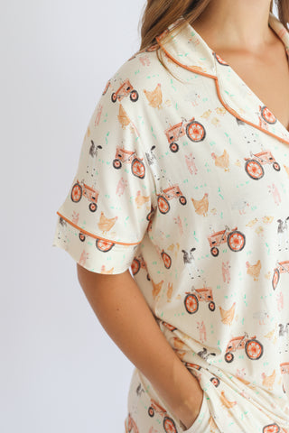 FARMYARD FRIENDS WOMEN’S DREAM SHORT SET