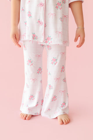 TIED WITH ROSES DREAM GIRL'S FLARE SET