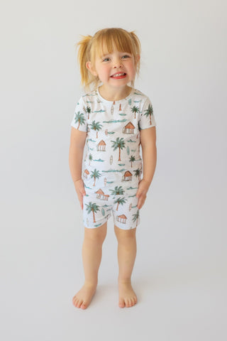 COASTAL KID DREAM SHORT SET