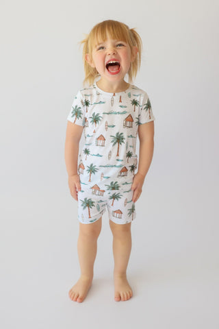 COASTAL KID DREAM SHORT SET