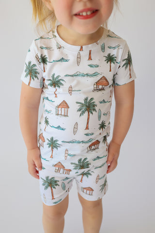 COASTAL KID DREAM SHORT SET