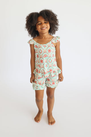 COASTAL COWGIRL DREAM RUFFLE SHORTS
