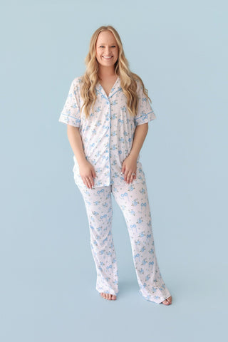 POWDER BLUE POSIE WOMEN'S DREAM FLARE SET
