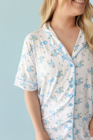 POWDER BLUE POSIE WOMEN'S DREAM FLARE SET