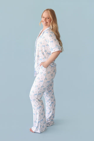 POWDER BLUE POSIE WOMEN'S DREAM FLARE SET
