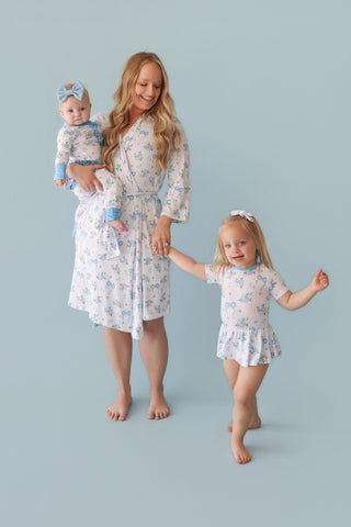 POWDER BLUE POSIE WOMEN'S DREAM ROBE