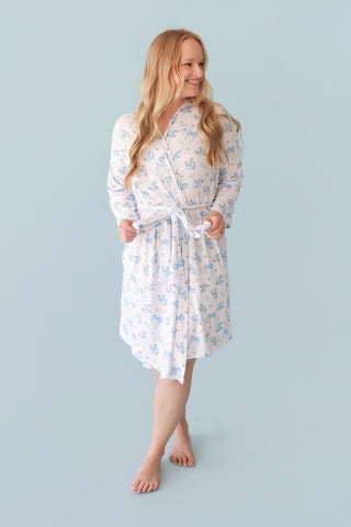 POWDER BLUE POSIE WOMEN'S DREAM ROBE