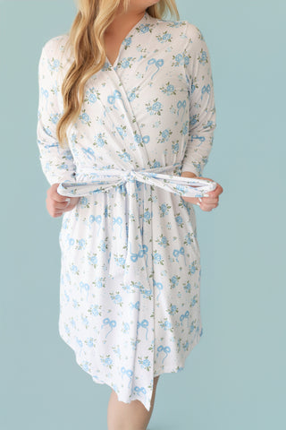 POWDER BLUE POSIE WOMEN'S DREAM ROBE
