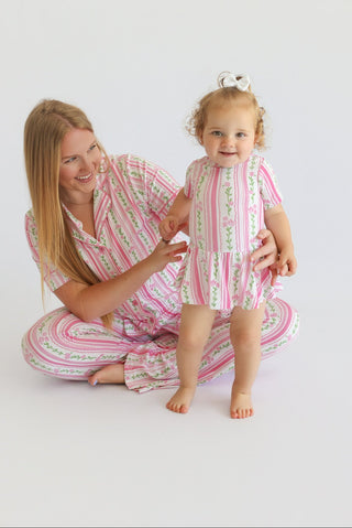 FOREVER FLORAL DREAM BODYSUIT DRESS